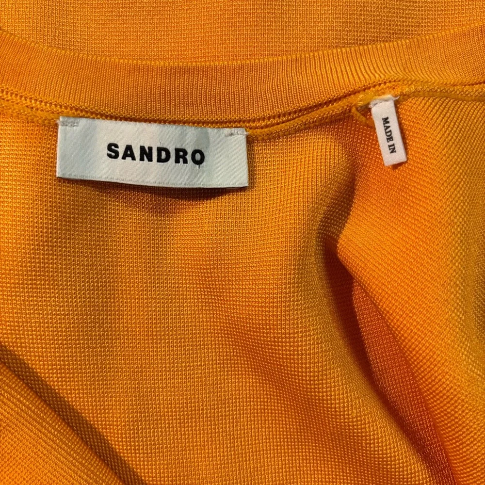 SANDRO Malvina Fringe
Midi Dress in orange size 38/ 6 US - Picture 7 of 8